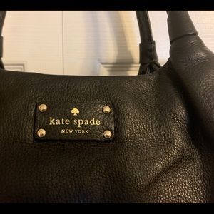 Authentic Kate Spade, Black Pebble Leather Bag!!